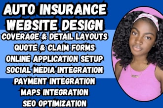 design auto insurance website car insurance website insurance agency website
