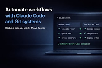 build claude code automation, git automation, terminal integrations, claude ai