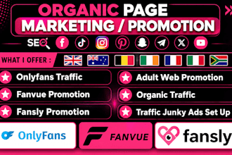 do fast ai fanvue promotion, onlyfans promotion, fansly, twitter x marketing
