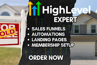 gohighlevel CRM setup ghl real estate form gohighlevel workflow ghl sales funnel