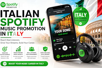 do italian spotify music promotion in italy