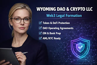register your wyoming dao llc and US crypto company