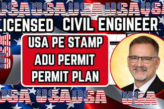 do permit drawing for licensed pe stamp adu permit drawing ohio michigan usa
