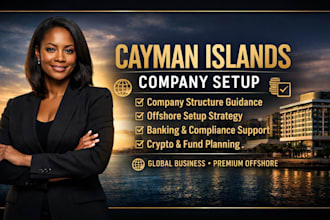 help you structure cayman islands company for global business and tax efficiency