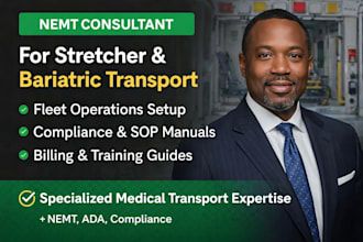 be your nemt consultant for stretcher and bariatric operations