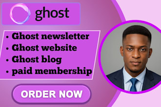 build ghost cms website, ghost cms newsletter, ghost cms blog, ghost cms migrate