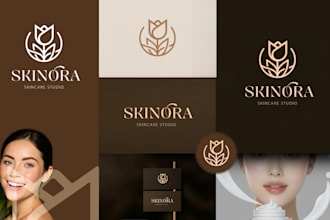 design extremely premium minimalist and luxury elegant logo
