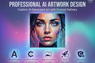 design ai generated artwork with custom prompt delivery