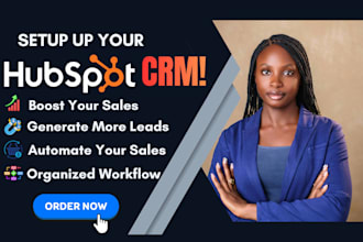 setup hubspot crm, b2b automation lead funnel and workflow