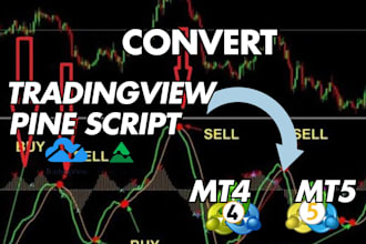 convert tradingview pine script to mt4 mt5 indicator or strategy