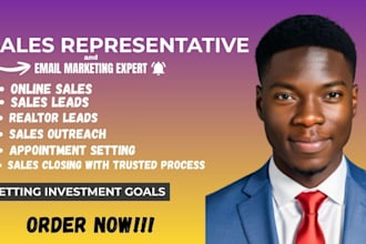 sales closer sales representative online sales leads realtor lead generation