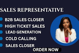 be your sales closer for high ticket sales and online sales