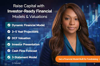 create financial model, projections and valuation for fundraising