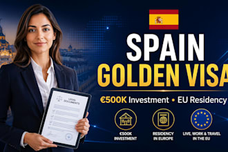 assist with your spanish golden visa and investment residency