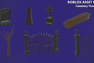 create professional 3d assets and props for roblox