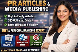 l write and publish eb1a media articles in high authority publications