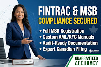 obtain your canada msb license and fintrac filing
