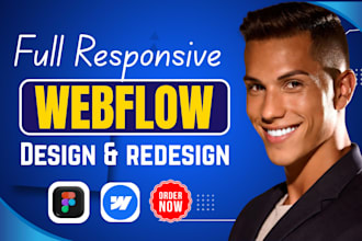 design webflow website, redesign webflow, convert figma to webflow website