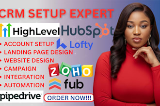 hubspot zoho CRM trello notion clickup pipedrive gohighlevel zapier integration