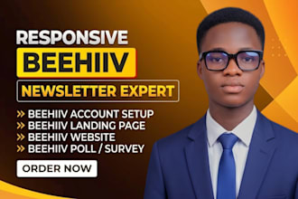 setup beehiiv ai newsletter template beehiv landing page beehive website expert