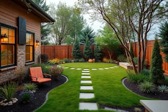 design landscape, interior, front yards and backyards