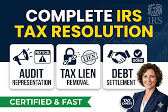 handle irs audits, remove tax liens, and settle your tax debt fast