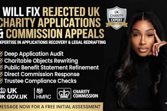 do UK charity registration fix rejected UK charity applications