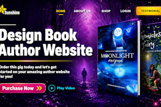build author website ebook website book author website book author landing page