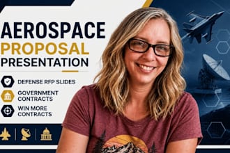 aerospace proposal presentation, defense rfp slides, government contracts