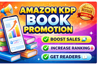 set up and manage your amazon KDP ads campaign to boost book sales and ranking