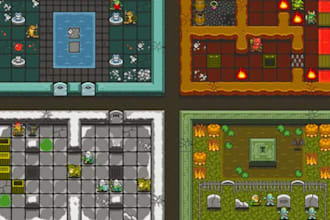 design2d game art pixel tileset platformer tilemap topdown environment