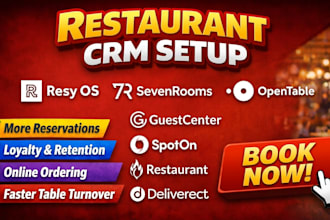 setup resy os sevenrooms opentable guestcenter spoton deliverect restaurant crm