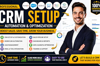 setup hubspot salesforce odoo crm espocrm suitecrm bitrix24 sugarcrm vtigercrm