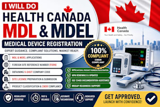do health canada mdl and mdel medical device registration