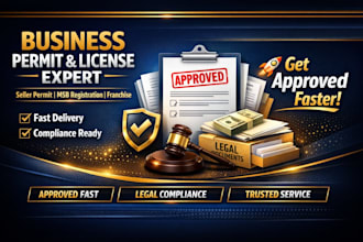 assist with business permit and license application documents