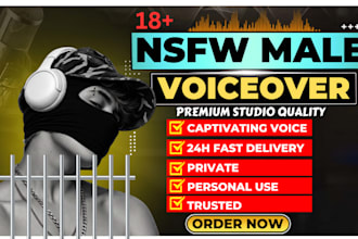 record seductive american male voice over for audiobook n erotic nsfw narration