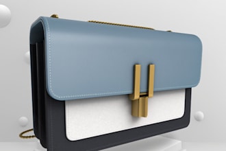 create realistic 3d backpack, handbag, totebag using clo3d