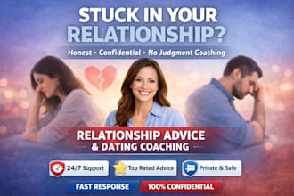 provide professional relationship advice, dating coaching, and emotional support