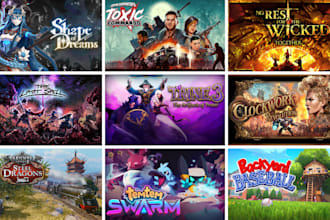 design steam capsule banner steam capsule art game poster steam artwork steam