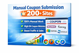 manually submit coupons, deals, and vouchers to 100 USA and eu coupon websites