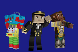 design custom minecraft skin roblox avatar gfx