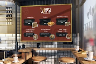 design a professional restaurant menu, food menu  digital menu, pricelist update
