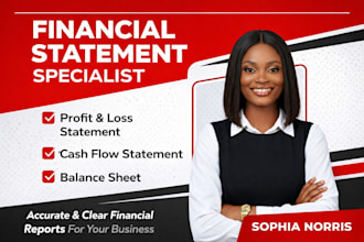 prepare financial statements, profit and loss, cash flow