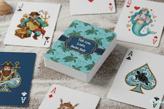 design custom playing card tcg trading card