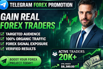 run active telegram ads, telegram forex promotion