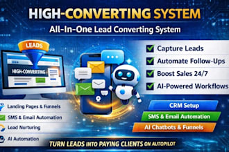 build gohighlevel landing page sms automation ghl lead nurturing ai automation