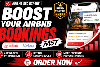do airbnb SEO and marketing to increase bookings