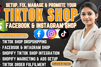 set up tiktok shop fix tik tok shop setup tik tok dropshipping for shopify sales