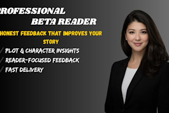 beta read your writing and provide clear, constructive critique and feedback
