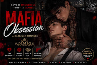 gay romance mafia book cover lgbtq romance young adult men crime ebook cover art